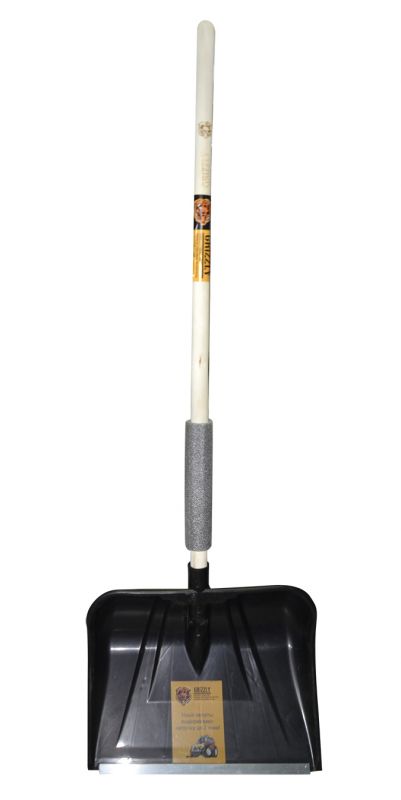 Snow shovel GRIZZLY 445*330 with polished handle